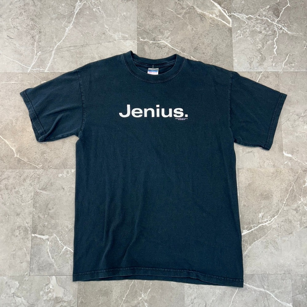 Vintage Jenius Graphic Tee Adult Medium Funny Saying Jen Jennifer Jenifer Genius